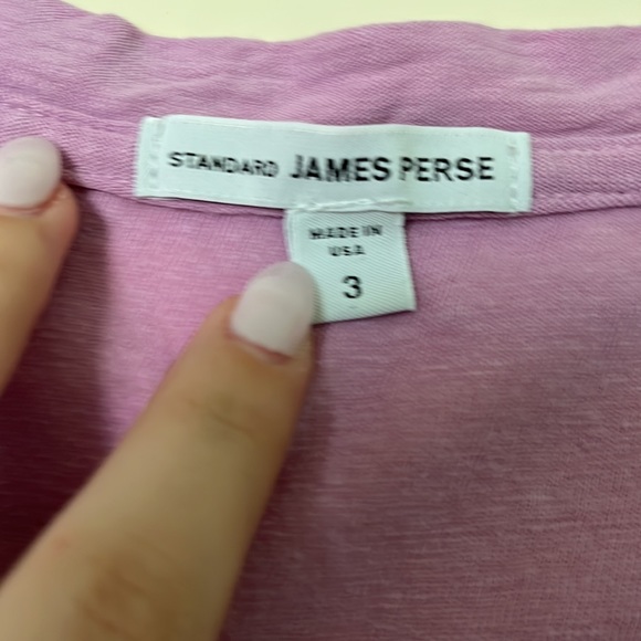 James Perse Pink Tee - Picture 2 of 4